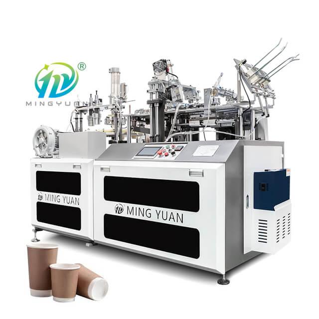 What are the different types of disposable paper cups that Mingyuan paper cup machines can produce