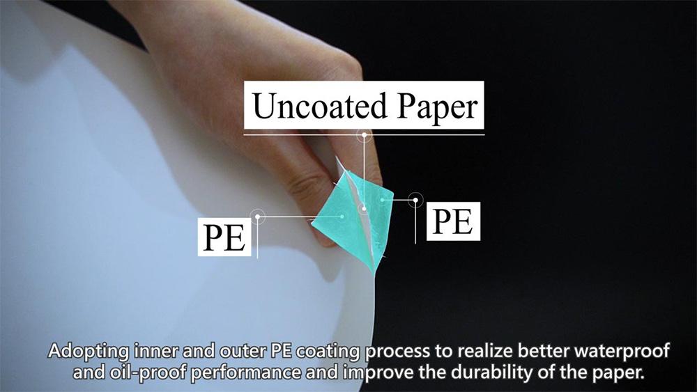 single double coated paper cup