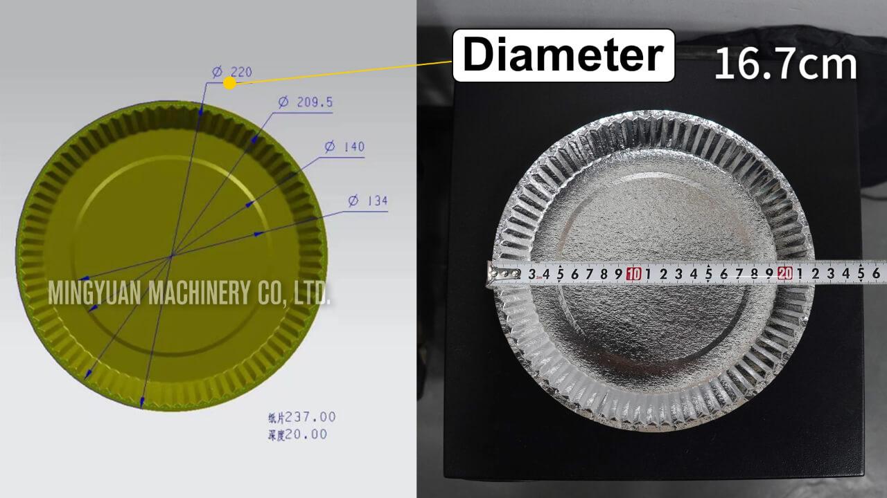 ZDJ-1000 paper plate making machine case in The Philippines