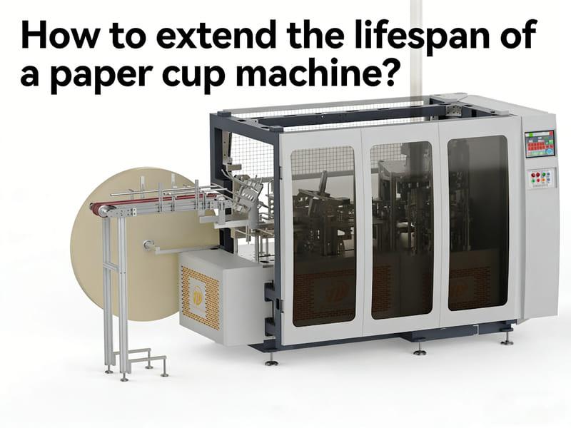 How to extend the lifespan of a paper cup machine?